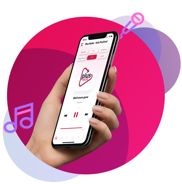 Plus Radio na telefonu